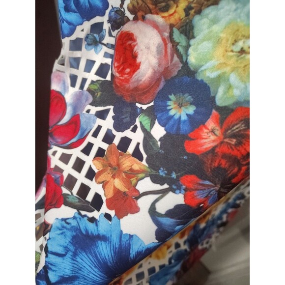 SIGNATURE BY ROBBIE BEE FLORAL DRESS SLEEVELESS SCOOP NECK MULTICOLOR XLARGE - Picture 6 of 12